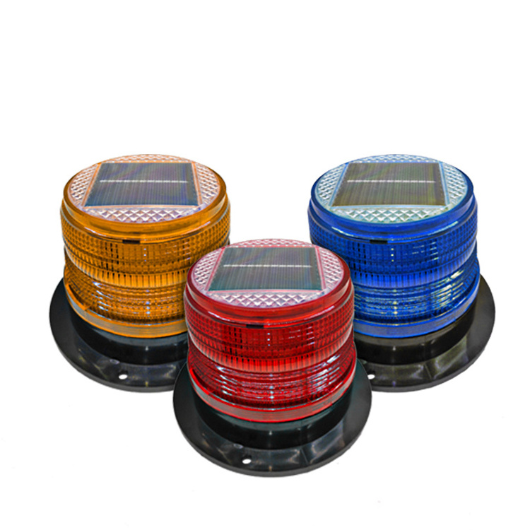 LB-6180 Solar revolving beacons, magnet flashing strobes and emergency warning lights with  Magnetic  installation