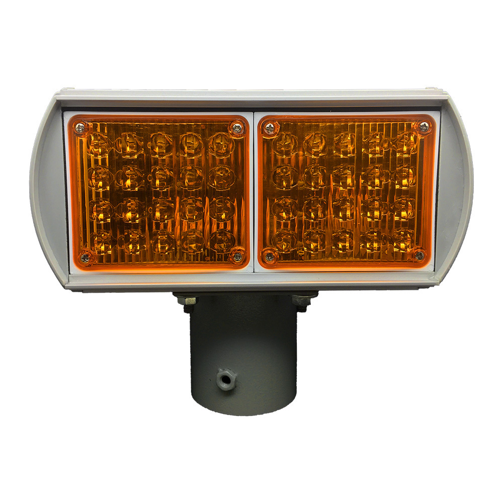 Strobe light for emergency vehicles solar warning light