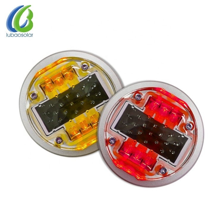 Top manufacture solar road studs aluminium solar led cat eye road safety reflectors for highway driveway safety