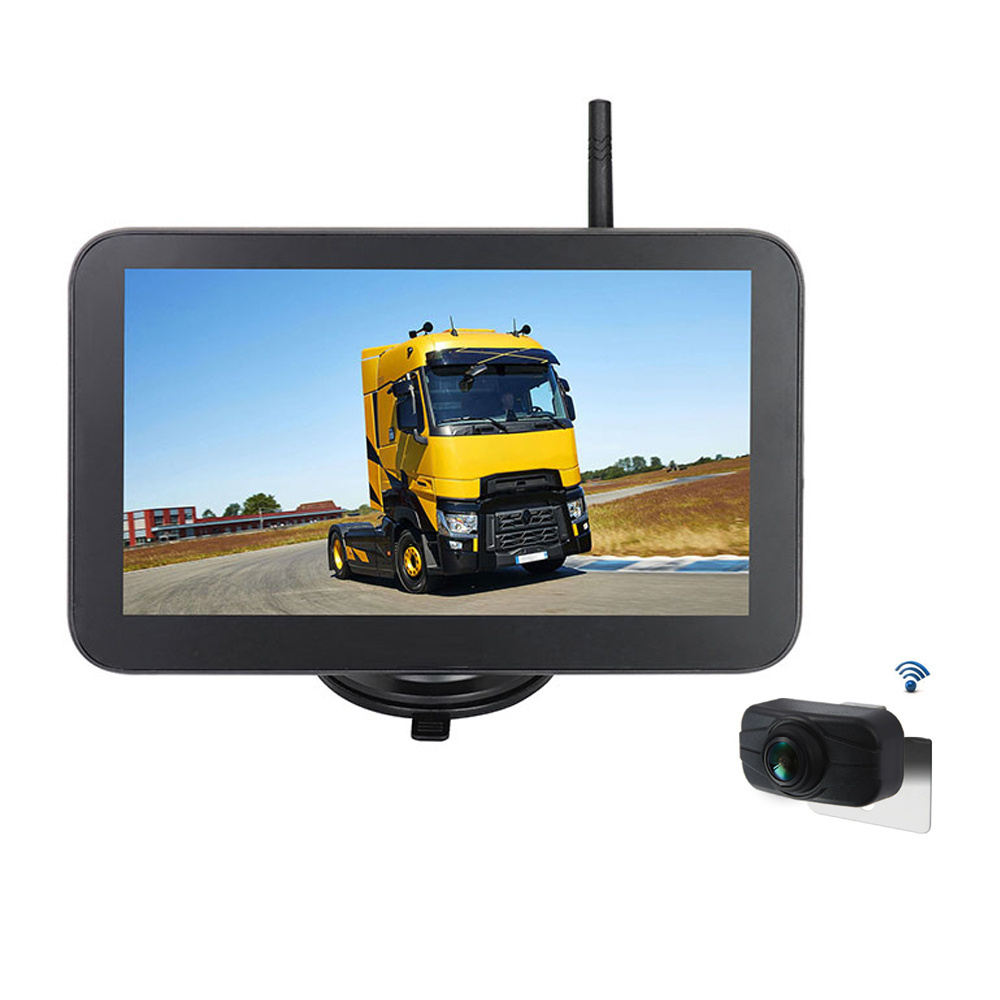 7 Inch Waterproof Wireless Rear View Back up Camera Night Vision System Kit Ce Reverse Camera Screen Waterproof 480 TV Lines.