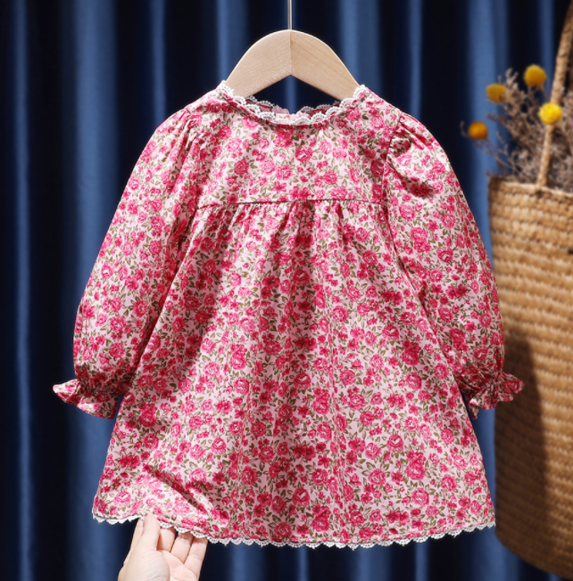 cy10195a Baby Autumn Clothes Girls Foreign Style Vest Princess Dress 2021 Spring And Autumn Two-Piece Skirt Girl Dress Trend