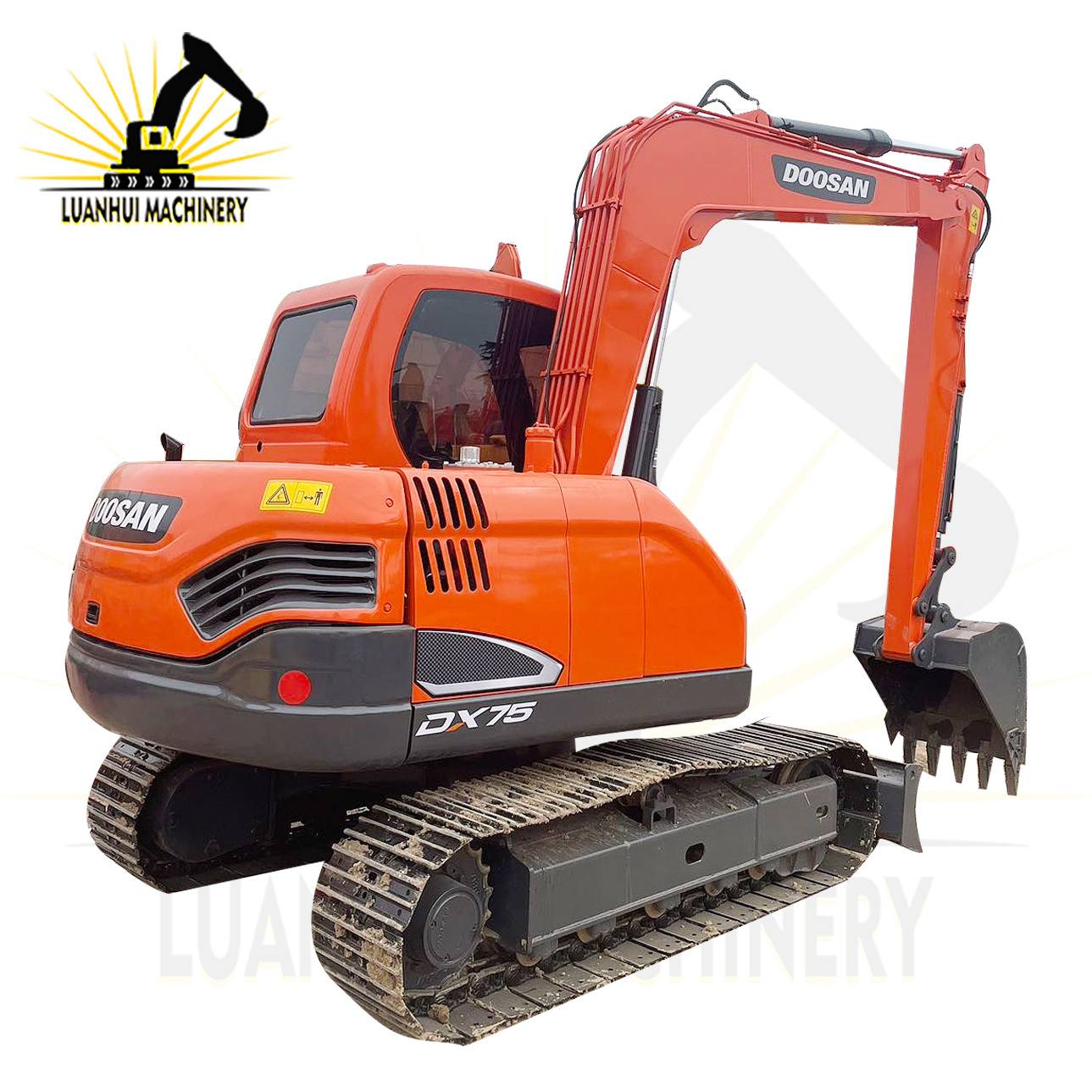 South Korea brand DOOSAN useful second-hand excavator 2022 DOOSAN DX75 excavator