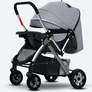 2023 New  Baby Stroller Multifunctional Stainless Steel Frame Cloth Baby Strollers