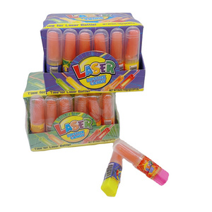 Lubai OEM Wholesale Hot Sale Fruity Candies Lipstick Lollipop with Light