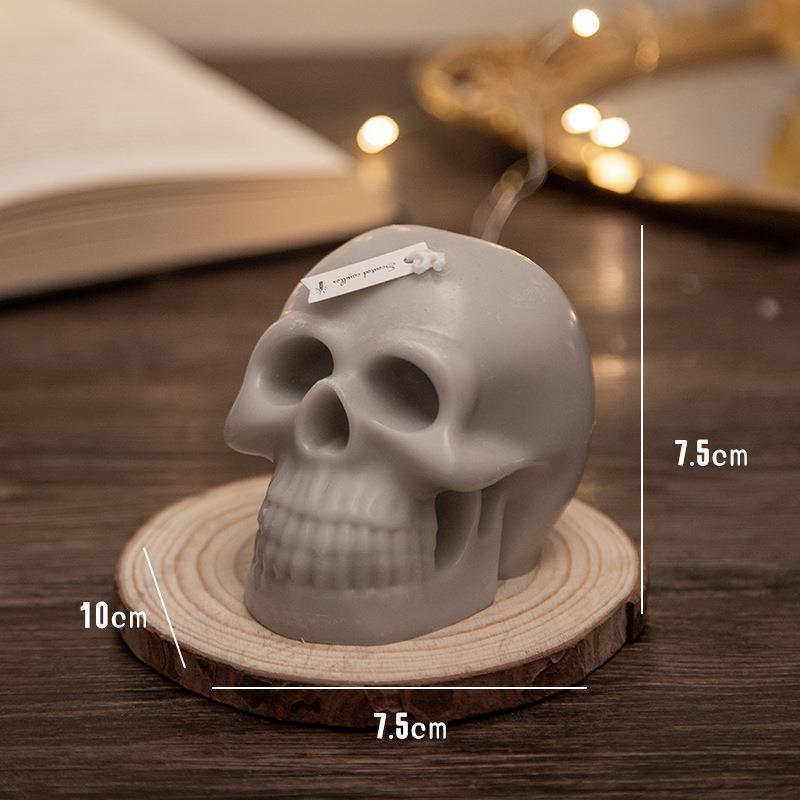 LE174 unique art candle  Halloween decorations skulled Shape Craft Candle