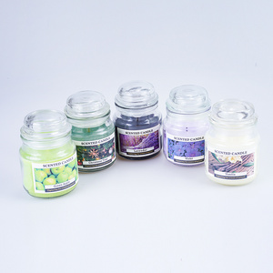 LD08T Wholesale promotion gift yankee style aromatherapy soy coconut wax scented candle in bulk