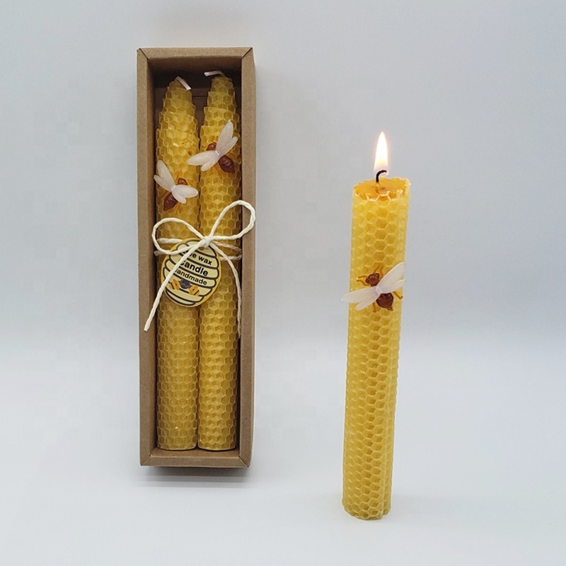 LP12F  Hot selling  novelty  beeswax scented candle gift set for home decoration