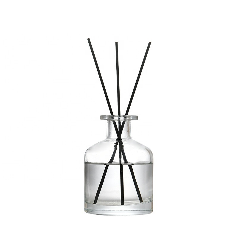 R03 Customized Black Reed Diffuser Set Candles in Jars for Wedding Guests Aroma Diffusers for a Stylish Gift