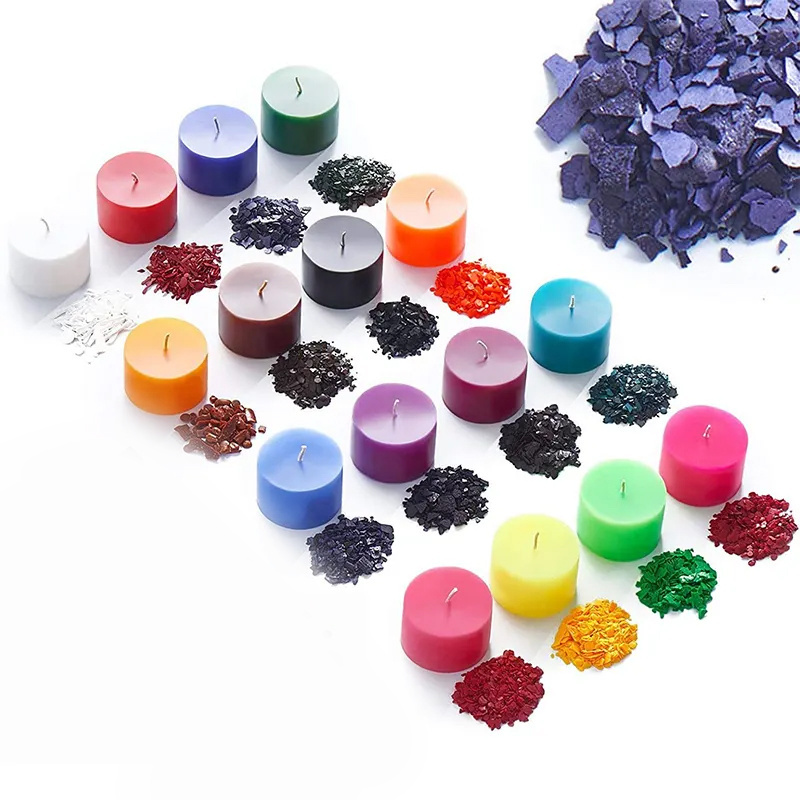 5g DIY Handmade Soy Wax paraffin wax Dye blocks Candle Scented Solid Wax Color Dye for Candle