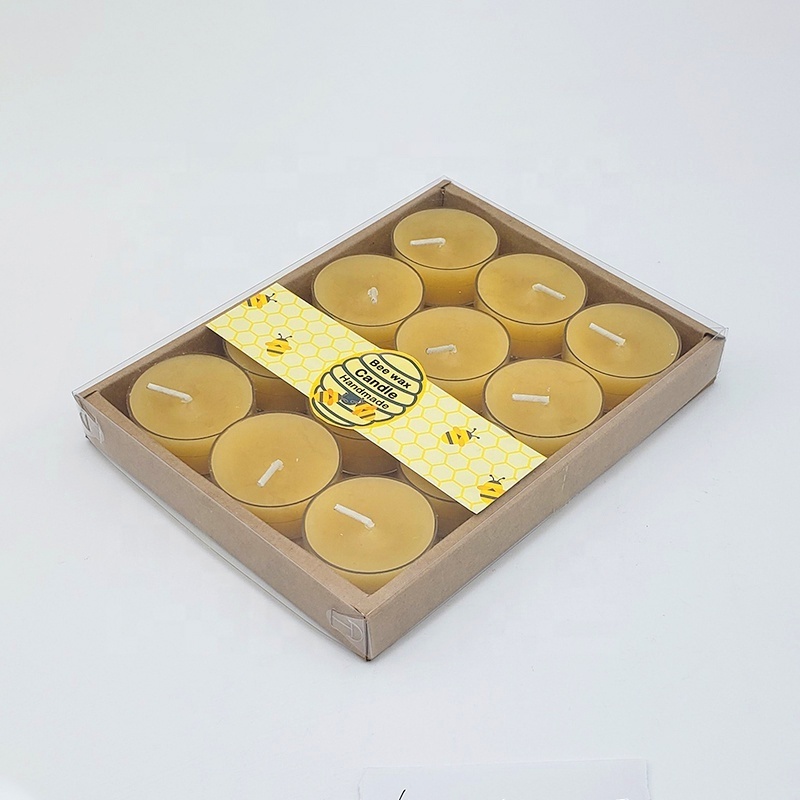 LH19  Home Decoration  100% beeswax  tealight candle gift sets