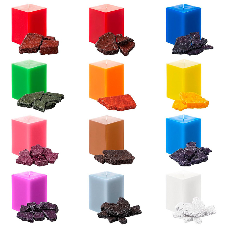 5g DIY Handmade Soy Wax paraffin wax Dye blocks Candle Scented Solid Wax Color Dye for Candle