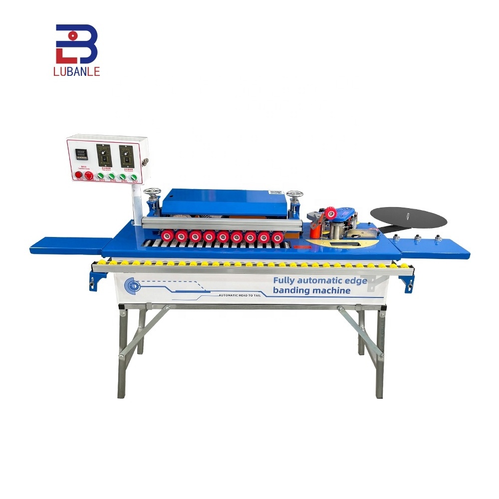 Small automatic edge banding edge bander machine with Trimming and polishing edge banding machine for woodworking