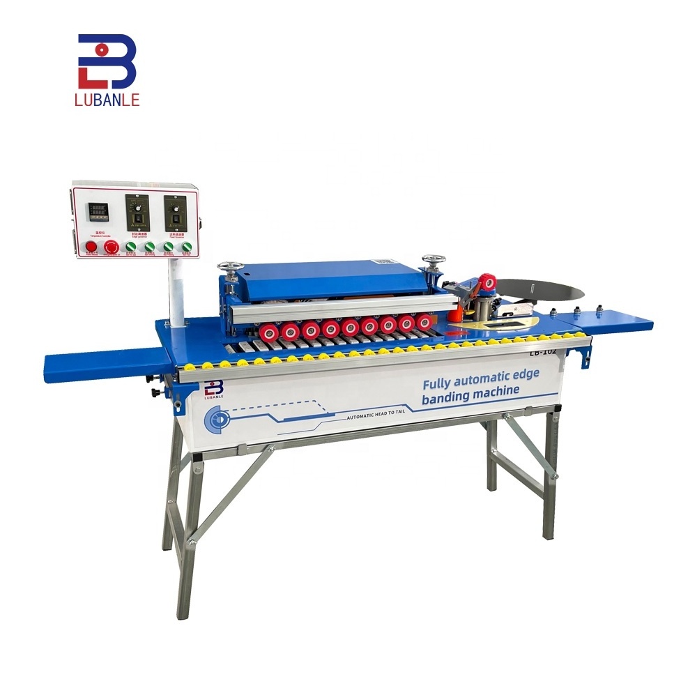 Small automatic edge banding edge bander machine with Trimming and polishing edge banding machine for woodworking