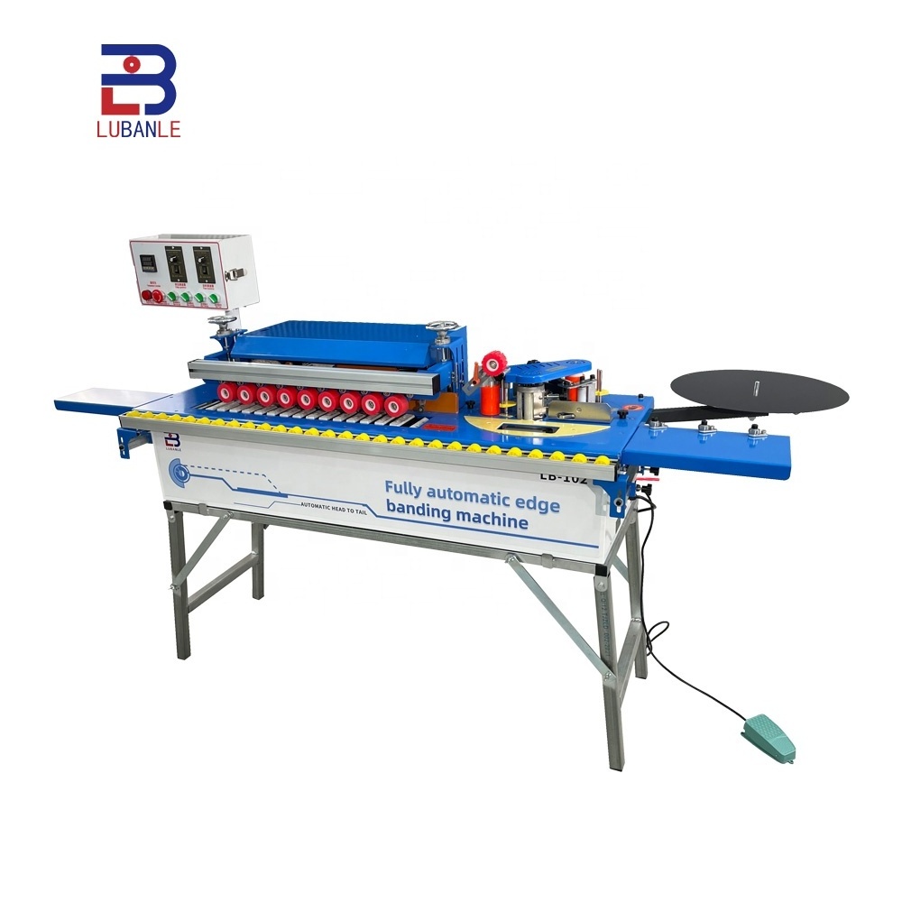 Small automatic edge banding edge bander machine with Trimming and polishing edge banding machine for woodworking