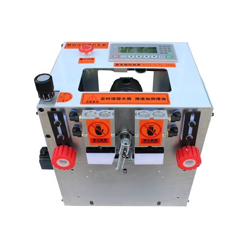 Multifunctional woodworking side hole machine All in one machine for slotting and punching invisible parts