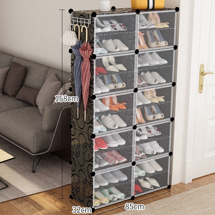 Best selling plastic shoe rack slots organizer space saver and shoe storage rack modern shoe rack holder for living room