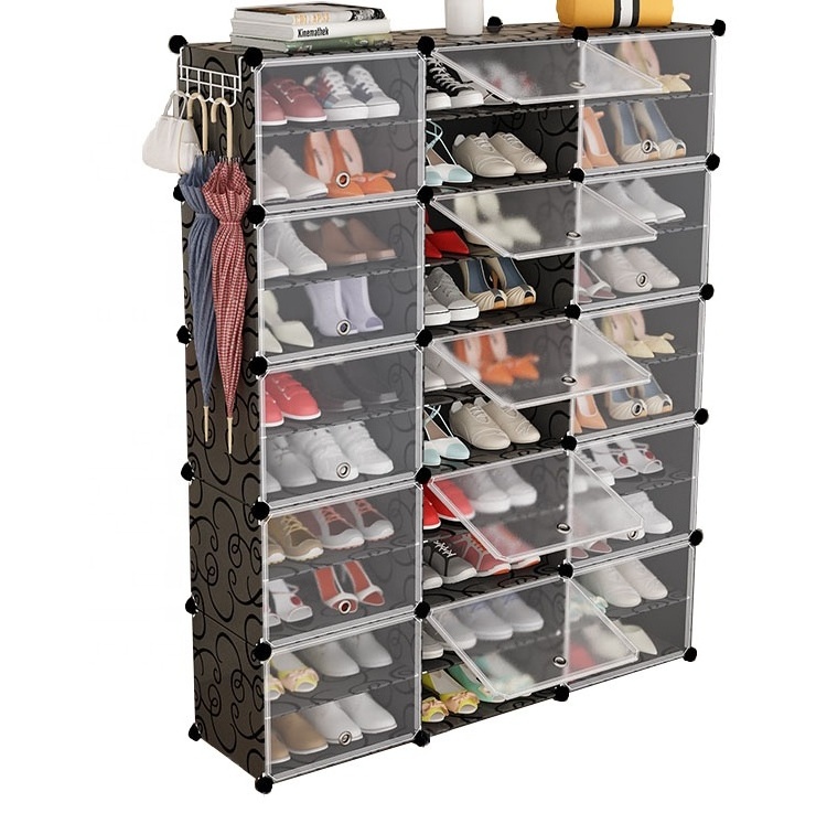 Best selling plastic shoe rack slots organizer space saver and shoe storage rack modern shoe rack holder for living room