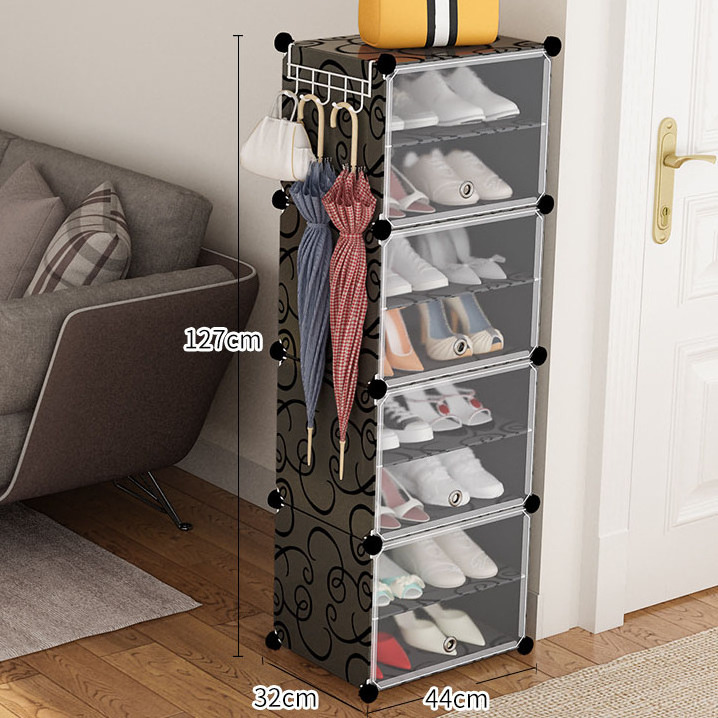 Best selling plastic shoe rack slots organizer space saver and shoe storage rack modern shoe rack holder for living room