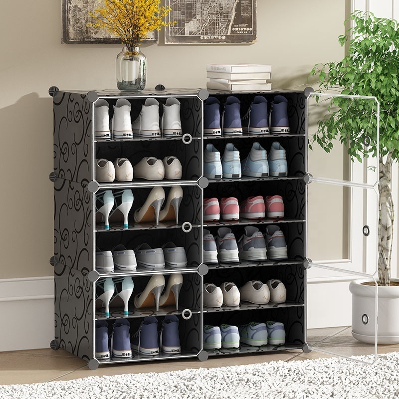 shoe rack 10 tier living room Nordic shoe rack modern simple tipping cabinet Light luxury ultra thin shoe cabinet