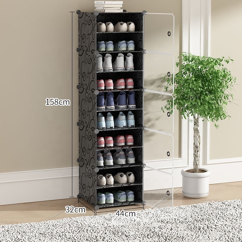 shoe rack 10 tier living room Nordic shoe rack modern simple tipping cabinet Light luxury ultra thin shoe cabinet