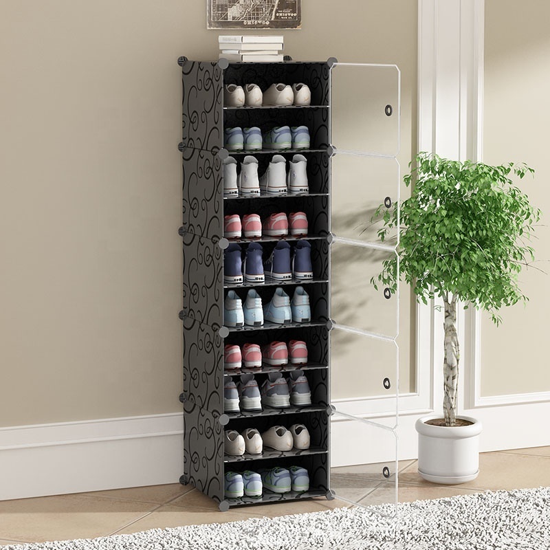 shoe rack 10 tier living room Nordic shoe rack modern simple tipping cabinet Light luxury ultra thin shoe cabinet