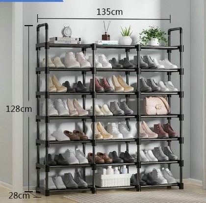 factory price stainless steel industrial shoe rack metal folding shoe rack steel covered shoe rack