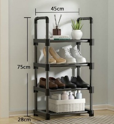 factory price stainless steel industrial shoe rack metal folding shoe rack steel covered shoe rack