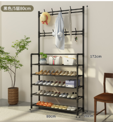 Living Room Multi Cubes Shoes Rak Sepatu Garments Clothes Rack Diy Portable Plastic Shoe Storage Cabinet Modern