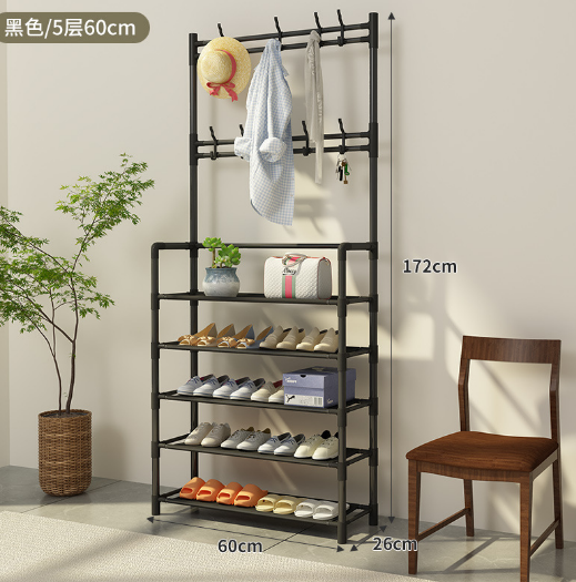 Living Room Multi Cubes Shoes Rak Sepatu Garments Clothes Rack Diy Portable Plastic Shoe Storage Cabinet Modern