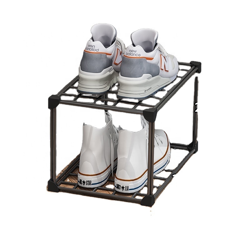 Simple doorway shoe rack with ultra-narrow seam, small single row, small storage wall corner shoe cabinet for dormitory