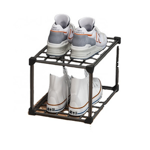 Simple doorway shoe rack with ultra-narrow seam, small single row, small storage wall corner shoe cabinet for dormitory