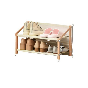 Dormitory entrance free shoe rack installation folding shoe cabinet, simple and popular home rental house, small shoe rack