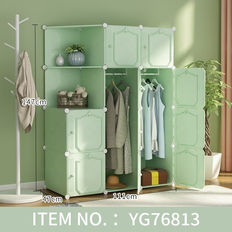 Portable Wardrobe Closet for Hanging Clothes, Combination Armoire,  DIY