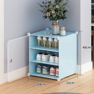 3 Layers Thin Shoe  Cabinet Furniture Shoes Storage Plastic  Home Furniture Plastic Shoe Rack