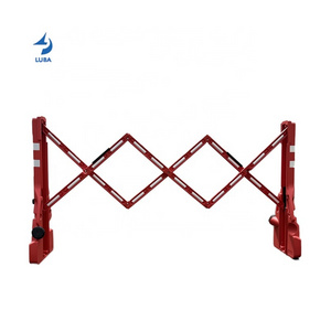 Cheap Price Fencing Expanding Security Barricade Sliding Barrier Retractable Traffic Road Safety Portable Guardrail