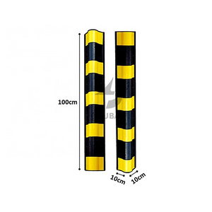 1000*100*10mm Factory Warehouse Forklifts Parking Space Lot Garage Columns Wall Corner Guard Rubber Corner Protectors