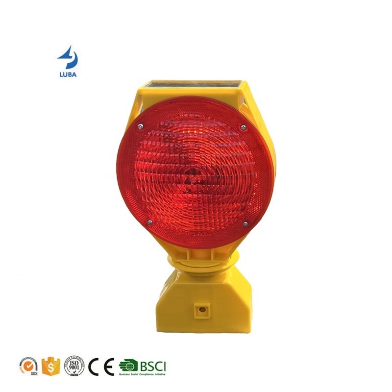 Hot Selling LED Solar Traffic Road Barricade Solar Safety Led Traffic Flashing Warning Light