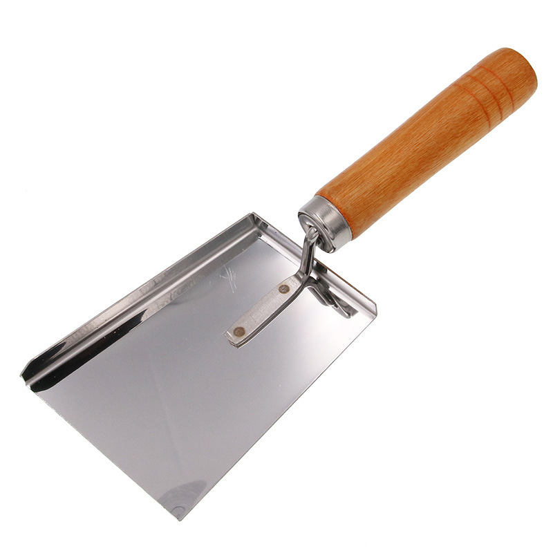 Beekeeping Stainless Steel Pollen Shovel Clean Honey Extractor Flat Hive Clean Scraper Equipment Beekeeper Professional Tool