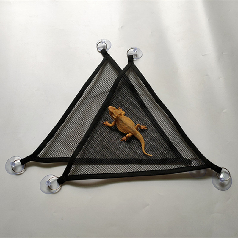 Black reptile accessory reptile mat hammock for gecko