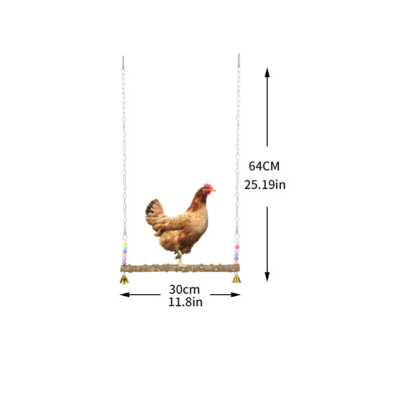 Chicken Swing chicken Flexible Ladder Hanging Feeder Chicken Toys for Coop