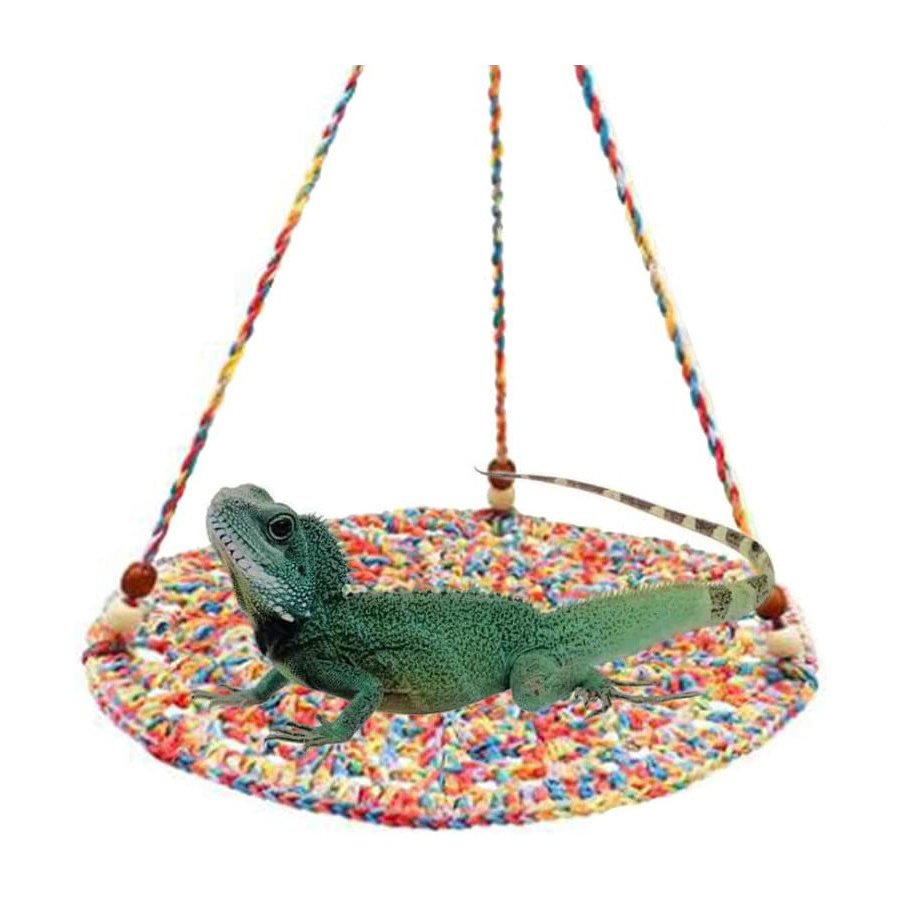 Bearded dragon hammock reptile tank accessories for Leopard Gecko Chameleon Lizard