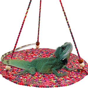 Large size bearded dragon hammock reptile tank accessories for Leopard Gecko Chameleon Lizard