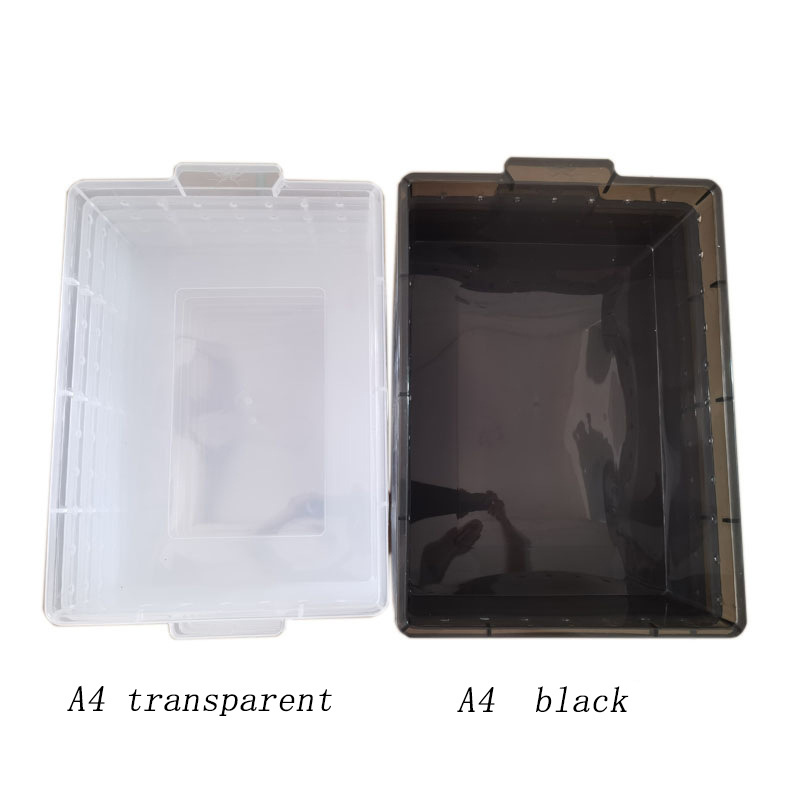 Black or transparent snake rack tub for diy snake rack reptile breeding racks