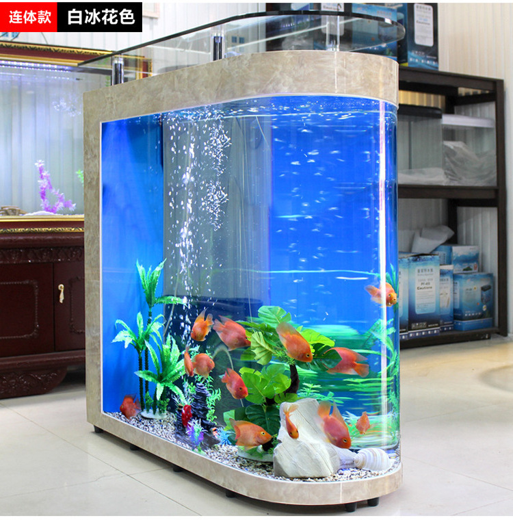 Bullet style aquarium fish tank large acrylic aquariums table fish tank for sale