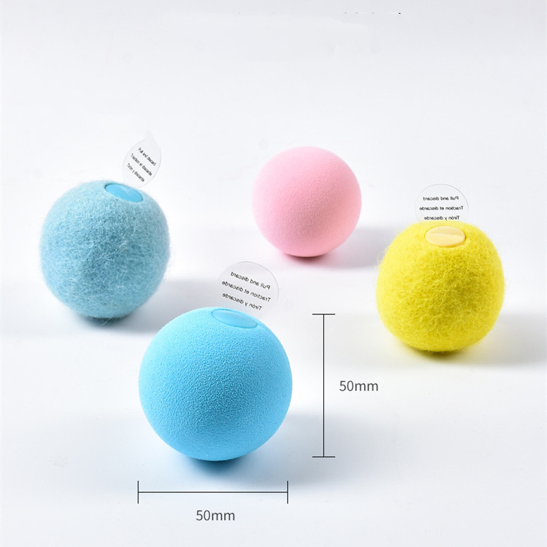 Cat Toys Smart Interactive Ball Catnip Cat Training Toy Pet Playing Ball for Cats Kitten Kitty Pet Squeaky Toy Supplies Products