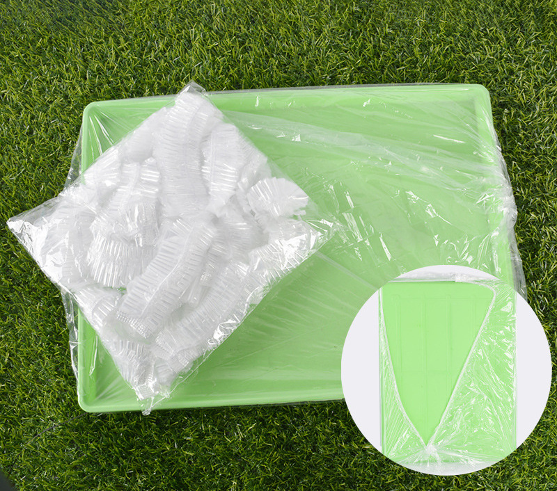 50Pcs Chassis film disposable easy removal plastic cover bag for cats pet rabbit guinea pig cage cat toilet litter accessories