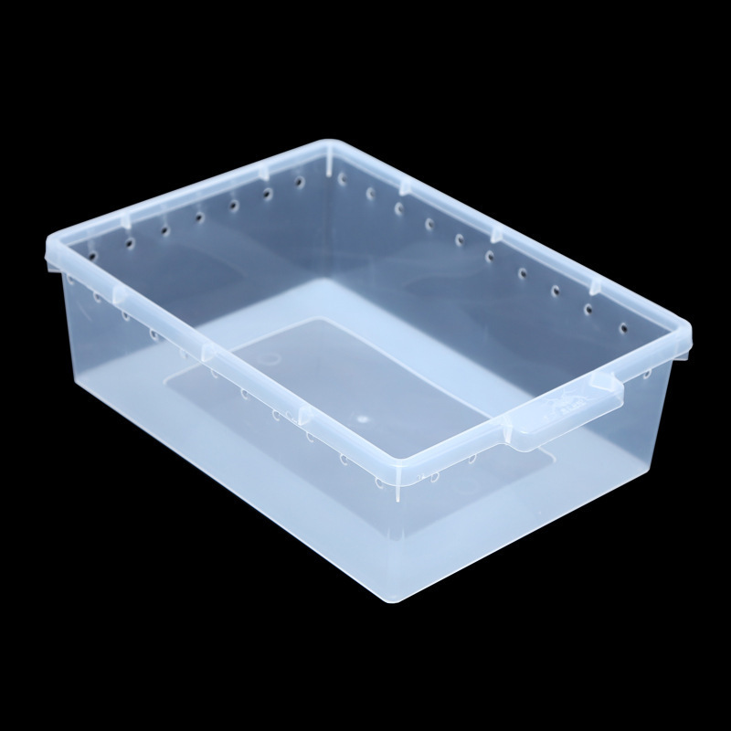 Black or transparent snake rack tub for diy snake rack reptile breeding racks