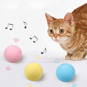 Cat Toys Smart Interactive Ball Catnip Cat Training Toy Pet Playing Ball for Cats Kitten Kitty Pet Squeaky Toy Supplies Products