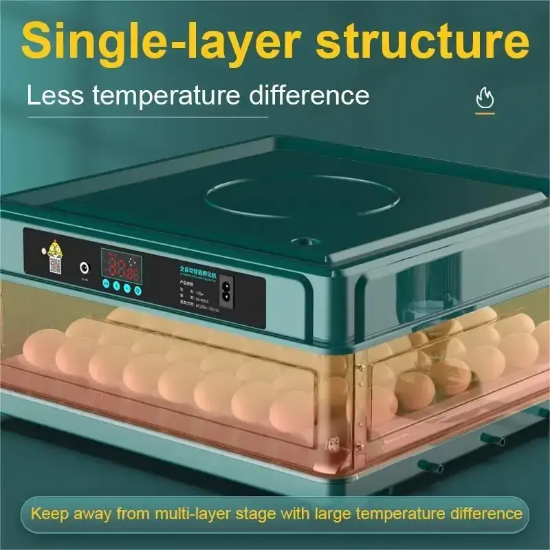 9/15 eggs EU plug Eggs Incubator With Drawer Type  Automatic Water Ionic Waterbed Replenishment And Temperature Controller