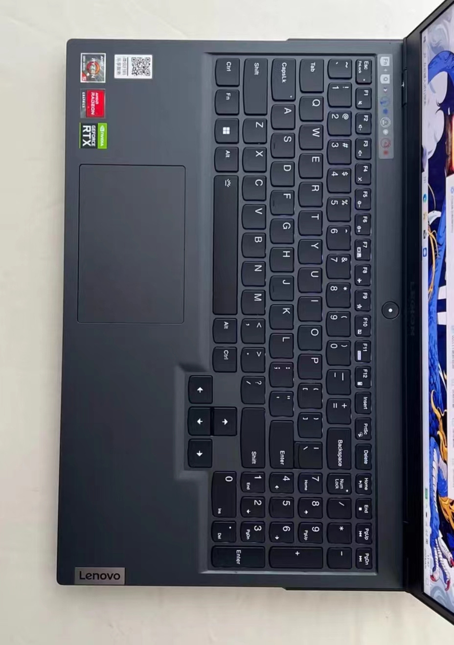 Laptop Used Core R5-5600H with 16gb ram rtx3050 high performance 512gb ssd gaming laptop for R7000